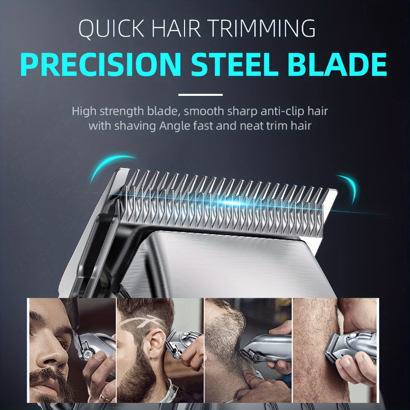 KIKIDO zero gap T-blade hair clipper demonstrating precision cutting and professional performance