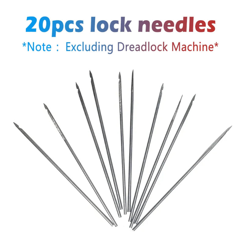 20 piece lock needles used in electric dreadlock machine.