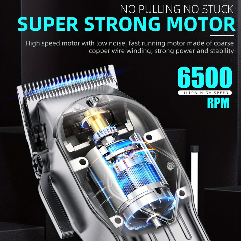 KIKIDO hair clipper with super strong motor and high speed motor details