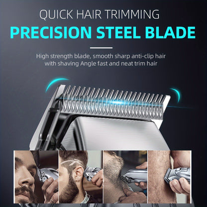 KIKIDO zero gap T-blade hair clipper demonstrating precision cutting and professional performance