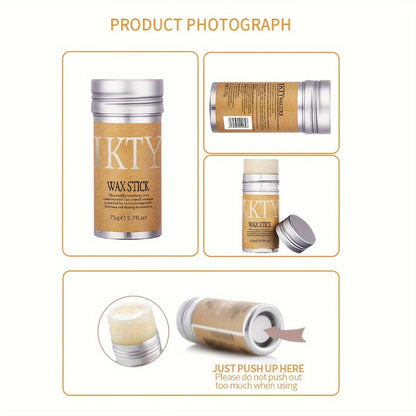 IKTY wax stick with various views on a white background
